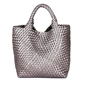 Nordstrom Metallic Woven Shoulder Bag
